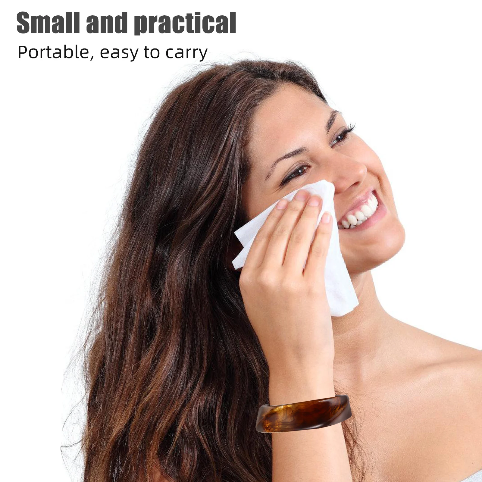 

3pcs Geometric Resin Bracelets Chunky Wide Bangle Cuff For Women Smooth Lightweight Statement Jewelry Holiday Wrap