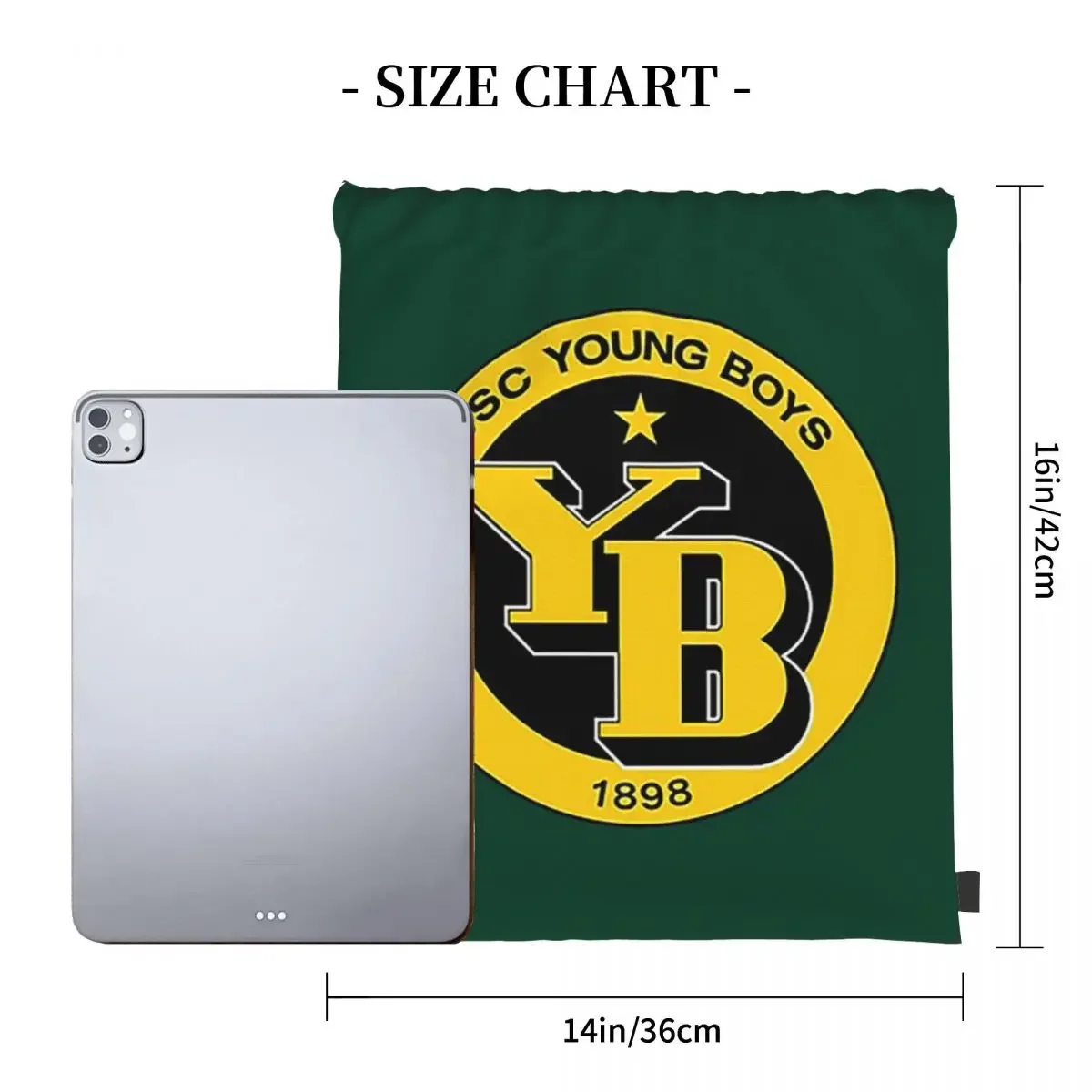 BSC Young Boys Swiss Football Sports Fans Bern Switzerland Backpacks Drawstring Bags Shoes Bag BookBag For Man Woman Students