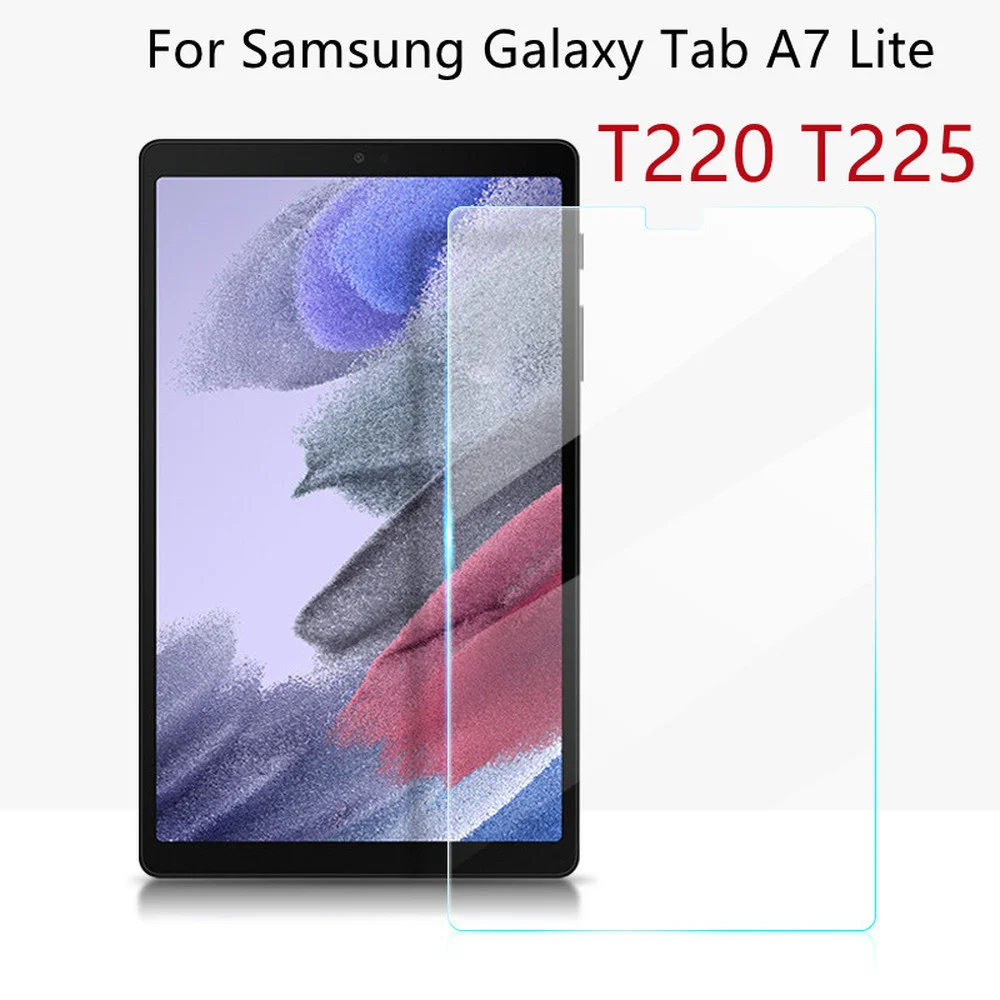 

Защитное стекло для Samsung Galaxy Tab A7 Lite SM-T225 T220 8,7 дюймов, 2021, прозрачное, с защитой от царапин