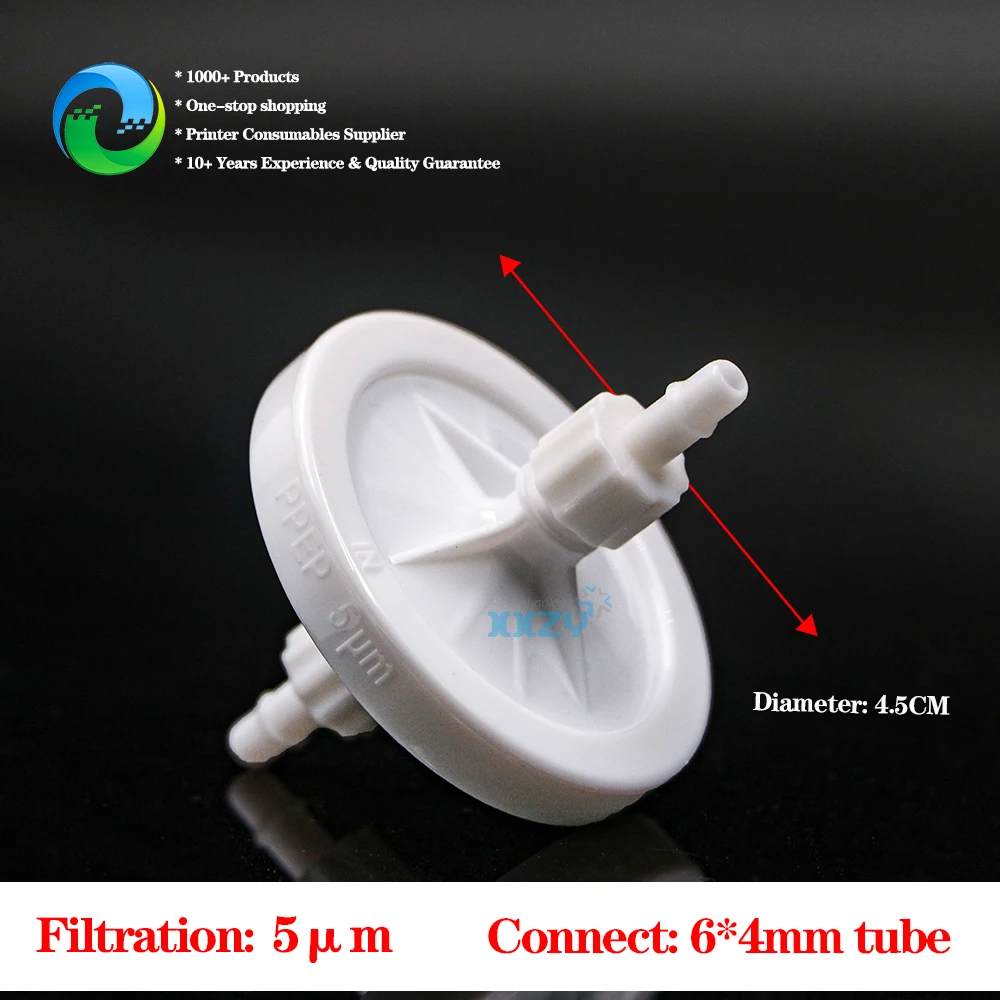 10pcs/lot Printer Parts 5 Microns Ink Filter Eco-solvent Printer UV Machine Disc Filter 5μm