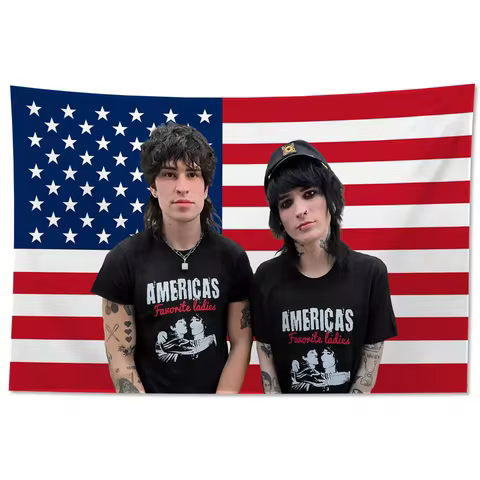 1pc, J-Jake And J-Johnnie Flag Funny Tapestry for Home Party Decoration, Birthday Gifts