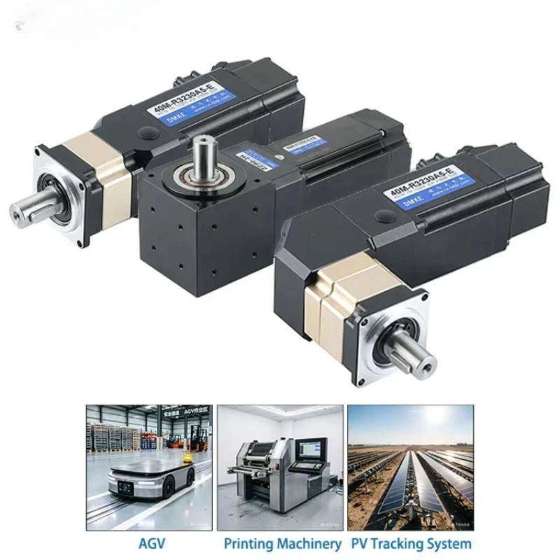 Custom Torque 24V 48V 72V 96V 50W-10KW Dc Servo Motor with Planetary Gear Reducer 90 Degrees Planetary Gearbox