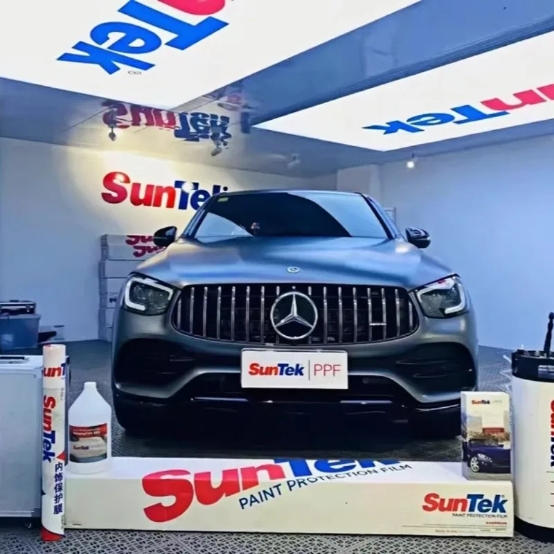 

Suntek Матовая кожа носорога высшего класса ТПУ защитная пленка для автомобильной краски ppf Матовая защитная пленка Антикоррозийная, не желтеющая