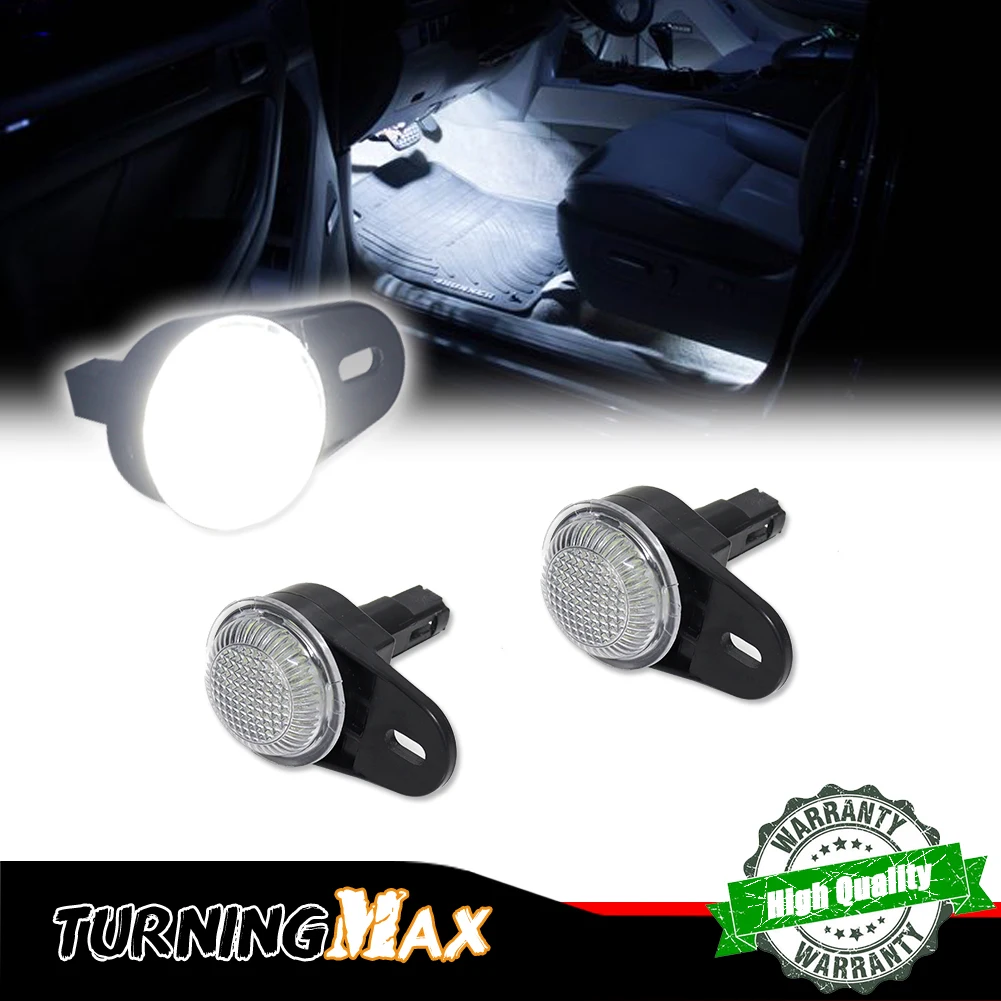 

2pcs ice blue/White LED Courtesy Footwell Lights For 99-19 Jeep Dodge Ram Interior