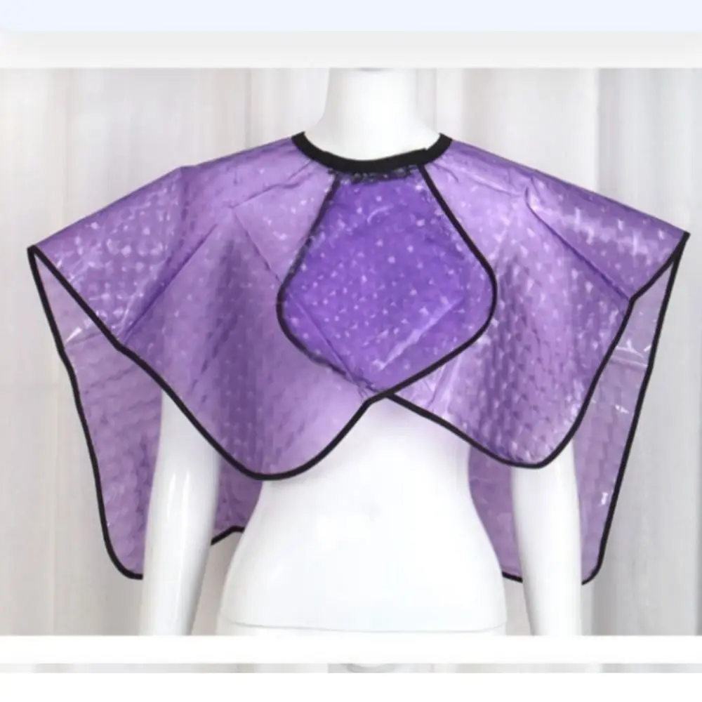 Practical Waterproof Hair Salon Shawl Reusable Adjustable Haircut Cape Hairdressing Accessory Perm Baking Oil Cape Dyeing Hair