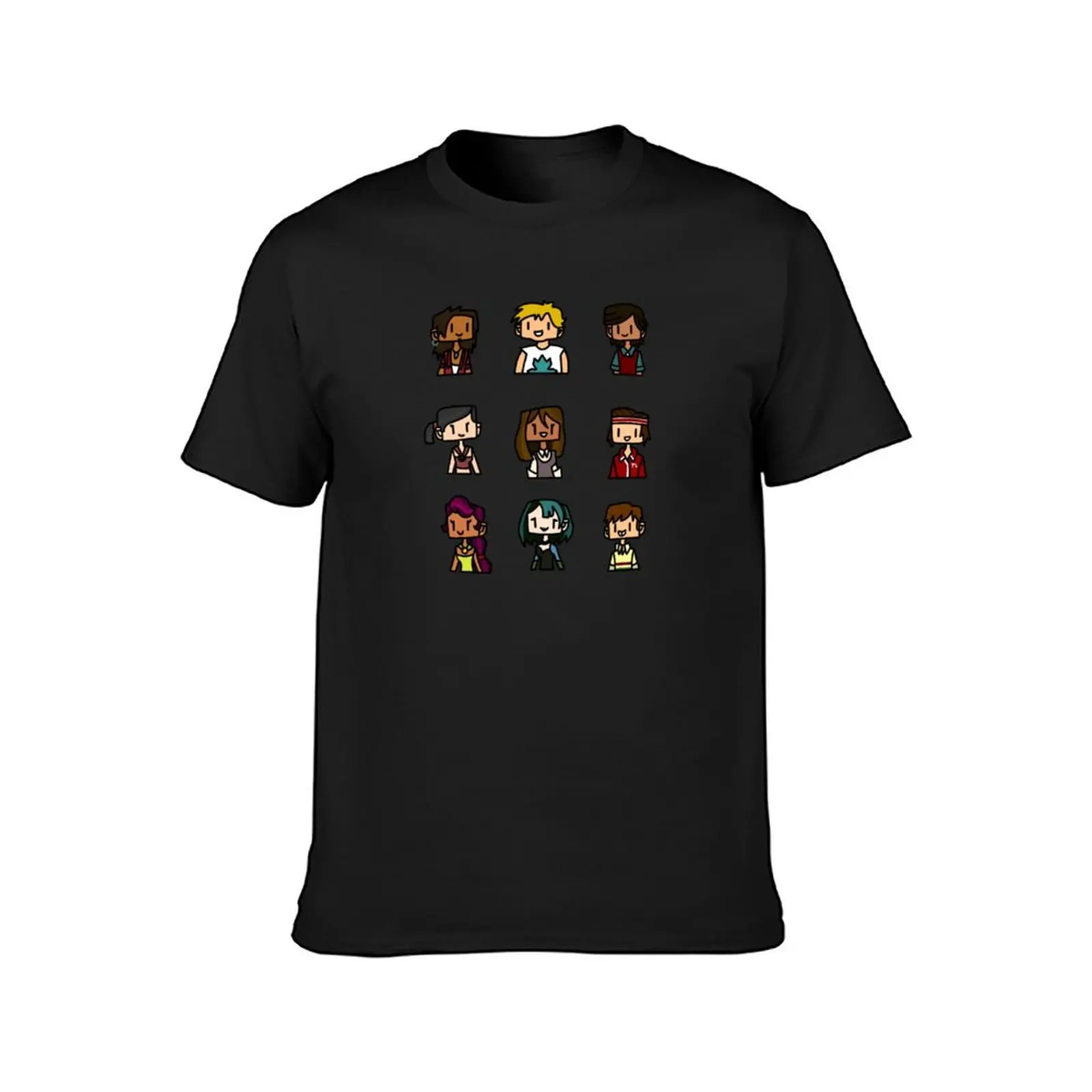 Total Drama World Tour Characters T-Shirt shirts graphic tees blacks plain plus sizes plain black t shirts men