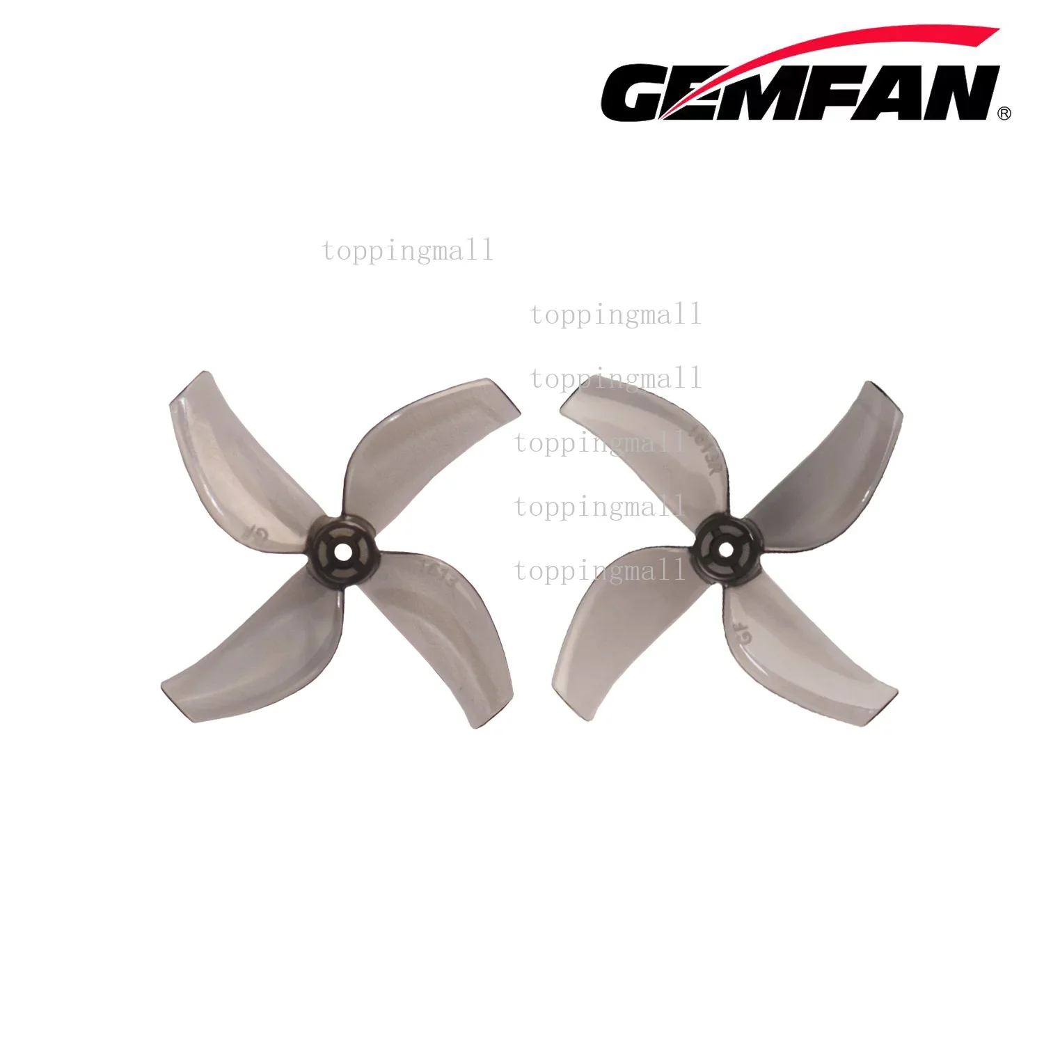 Gemfan 1613-4 المروحة 4-Blade 1.6 بوصة CW/CCW لطائرة بدون طيار FPV Racing Tiny Whoop/Inductrix عالية القوة متينة أسود رمادي أصفر