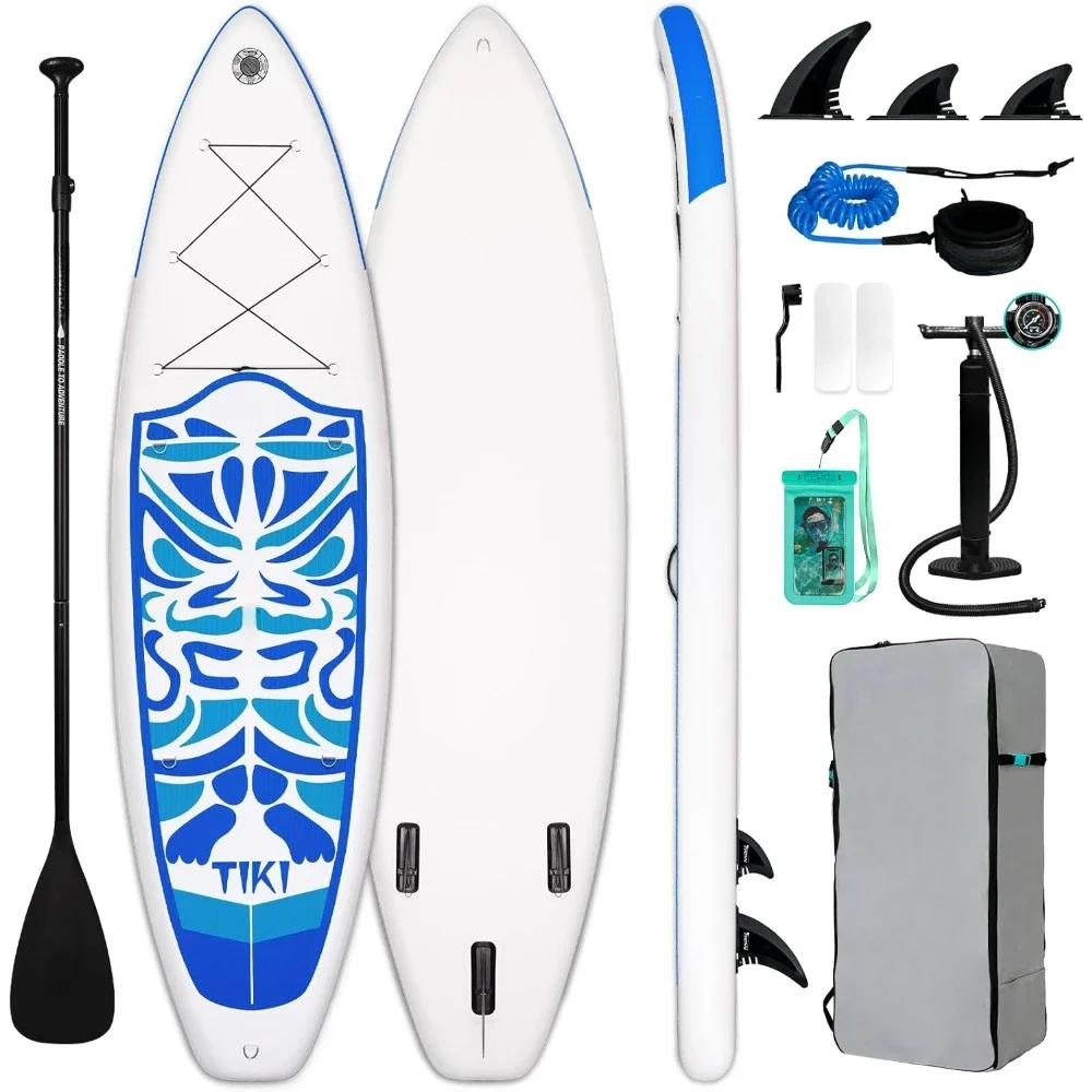 

Inflatable Paddle Board,Equipped with Advanced SUP Paddle Board Accessories,Suitable for Non Slip Decks for Teenagers and Adults