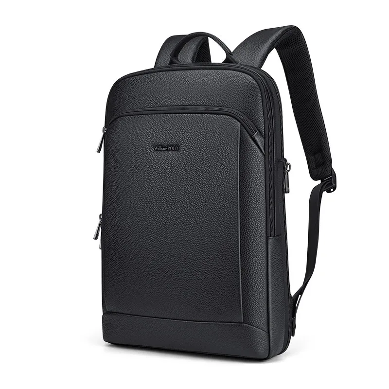 Backpack Men's Business Genuine Messenger Luxury Brand Men Bag Top Layer Cowhide Large Capacity Fashion Travel Laptop Bag