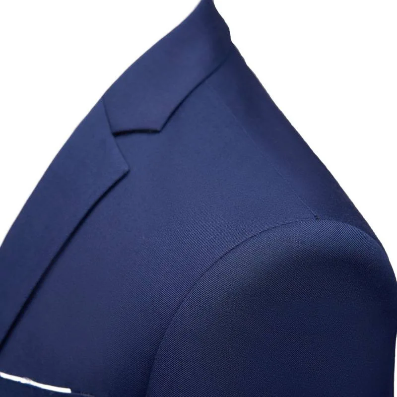 Casual Business Men's Two-Piece Suit Set Slim Fit Korean Style Western Wear Spring Autumn Winter Seasonal Special Wide Edition