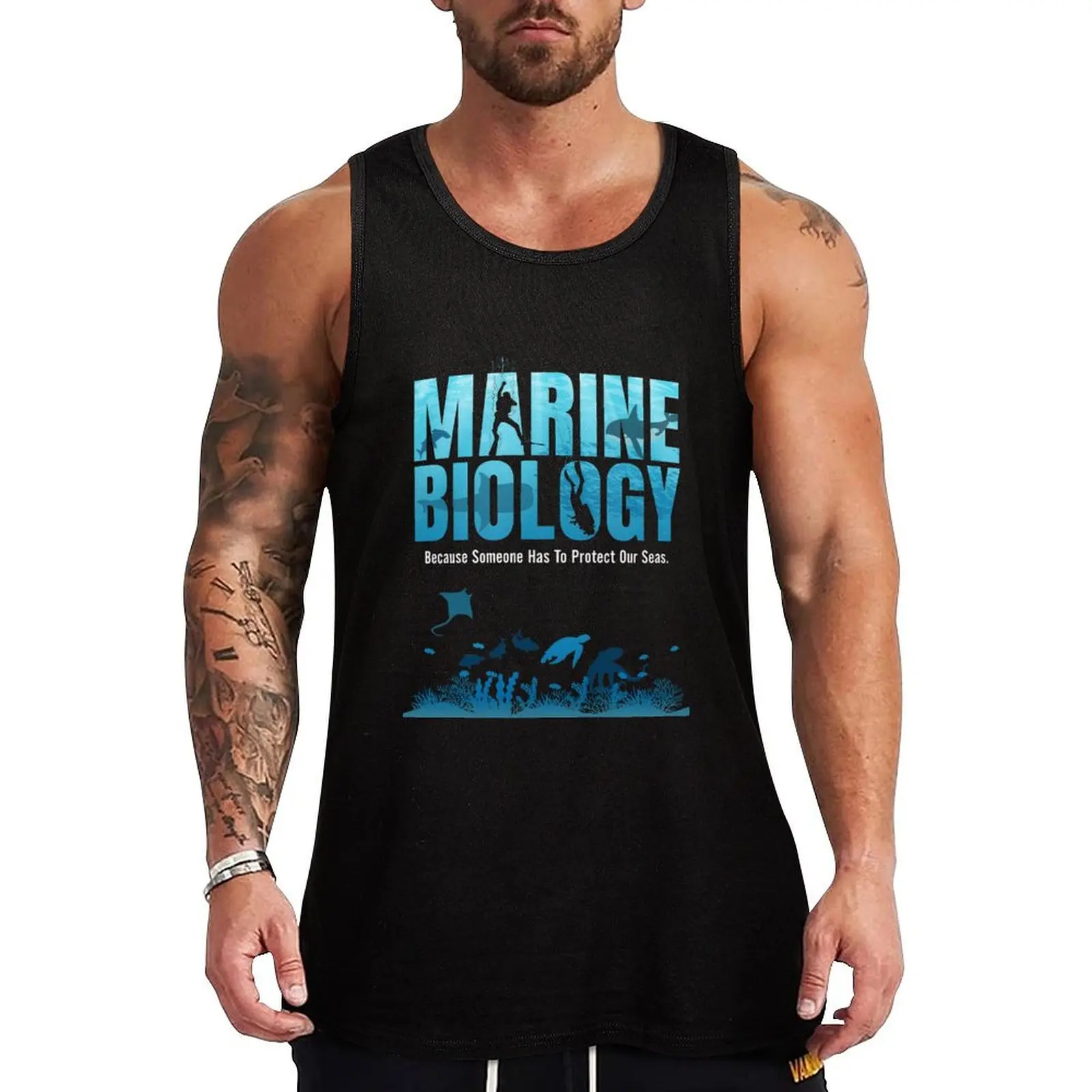 

Marine Biology Shirt For Marine Biologists Ecologists Environmental Activists Tees Tank Top T-shirt male Men's summer clothes