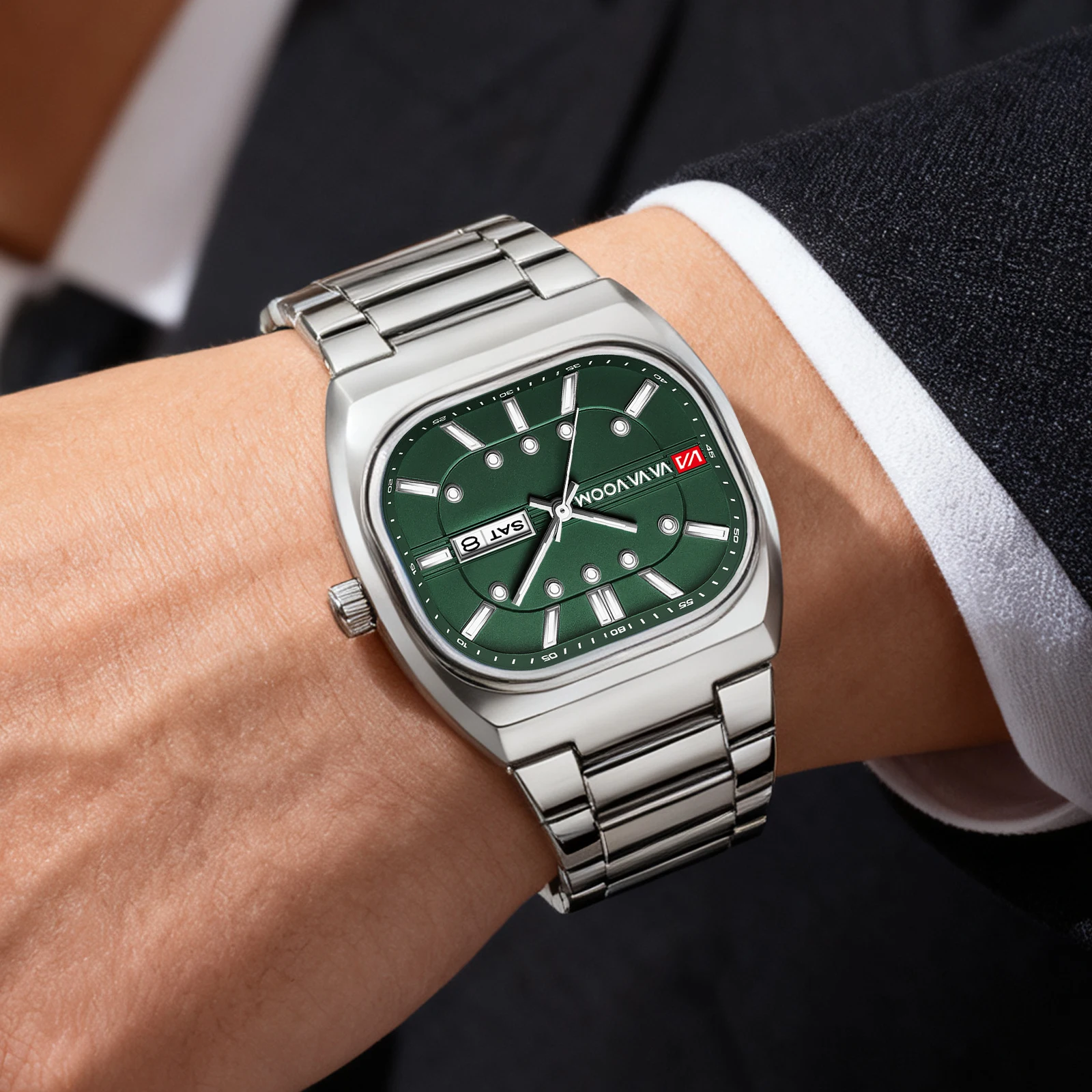 ساعة يد رجالية جديدة بتصميم مر - مراجعة Anti-Magnetic Watch وسعره