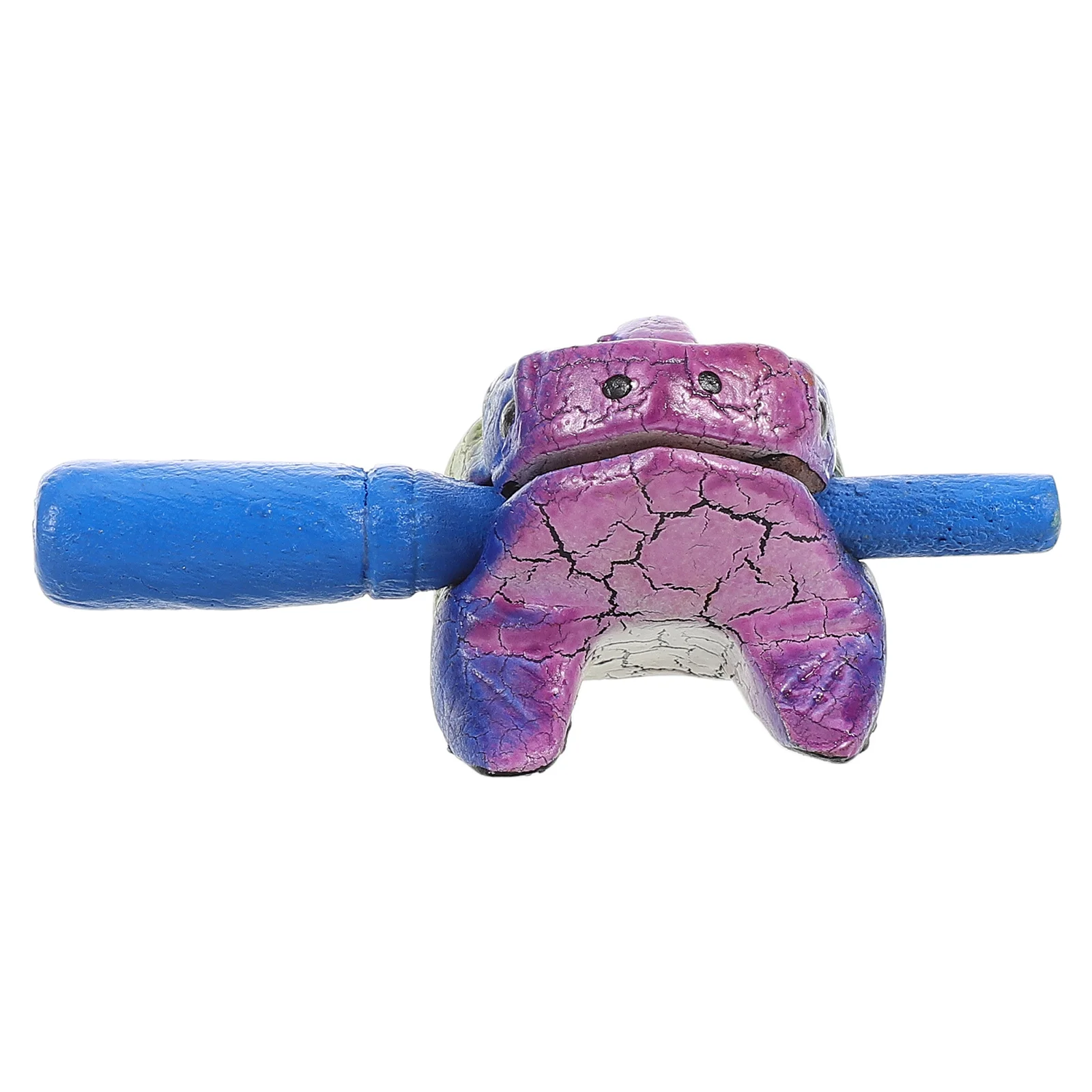 

Solid Wood Toad Scraper Frog Musical Instrument Hand Percussion Sound Effects Kids Clockwork Colorful Wooden Rasp Durable Clear