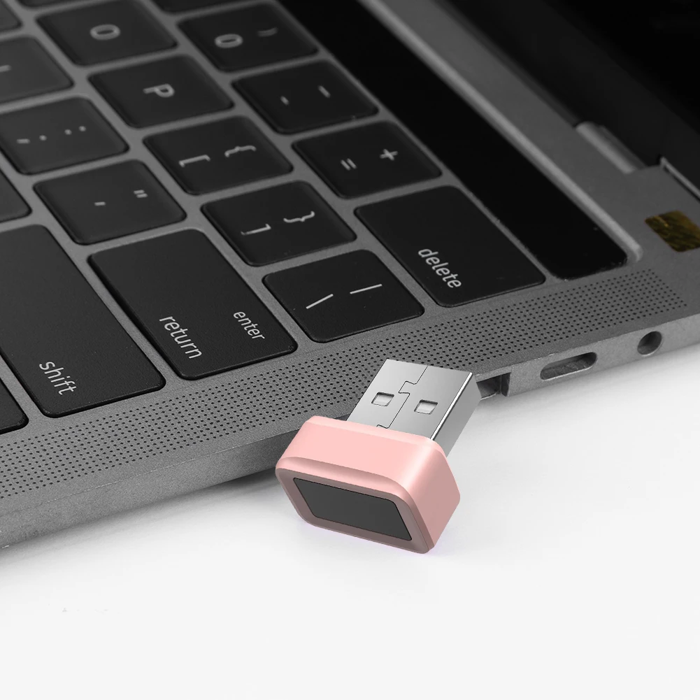 USB Fingerprint Key Reader Portable Key 360° Touch Windows Hello FIDO U2F Speedy Matching Key for PC Laptop