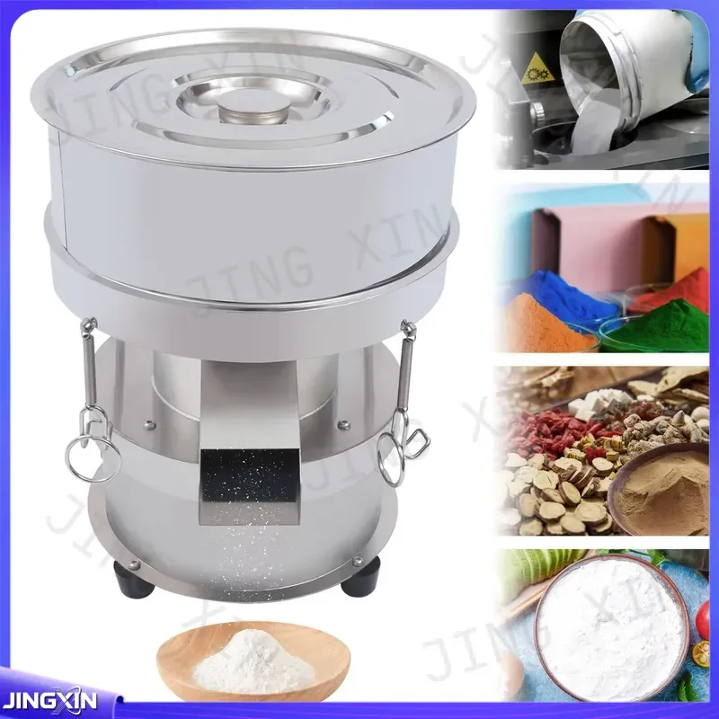 custom for Automatic Electric Vibrating Sieving Machine 110V 220V Powder Screening Stainless Steel Sieve Shaker Industrial