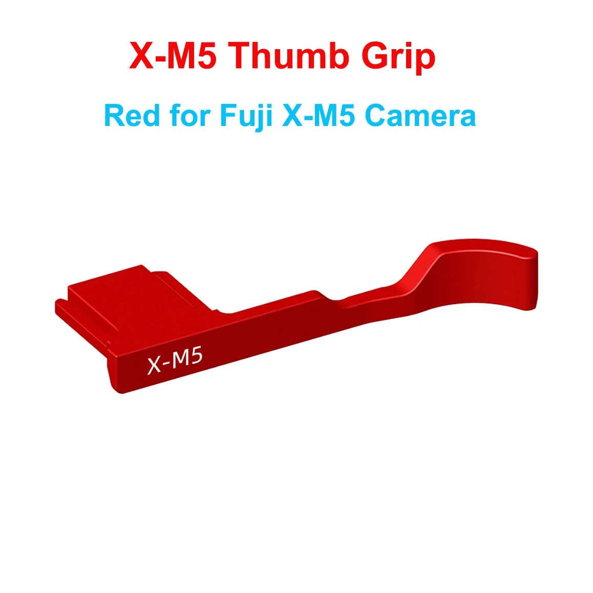 Metall-Daumengriff für FUJIFILM X-M5 Kamera Mini-Blitzschuh Daumen-Up-Griffabdeckung für XM5 XT4 XT5 XT30 XT20 XT10 XT3 XT2 – Detail 7
