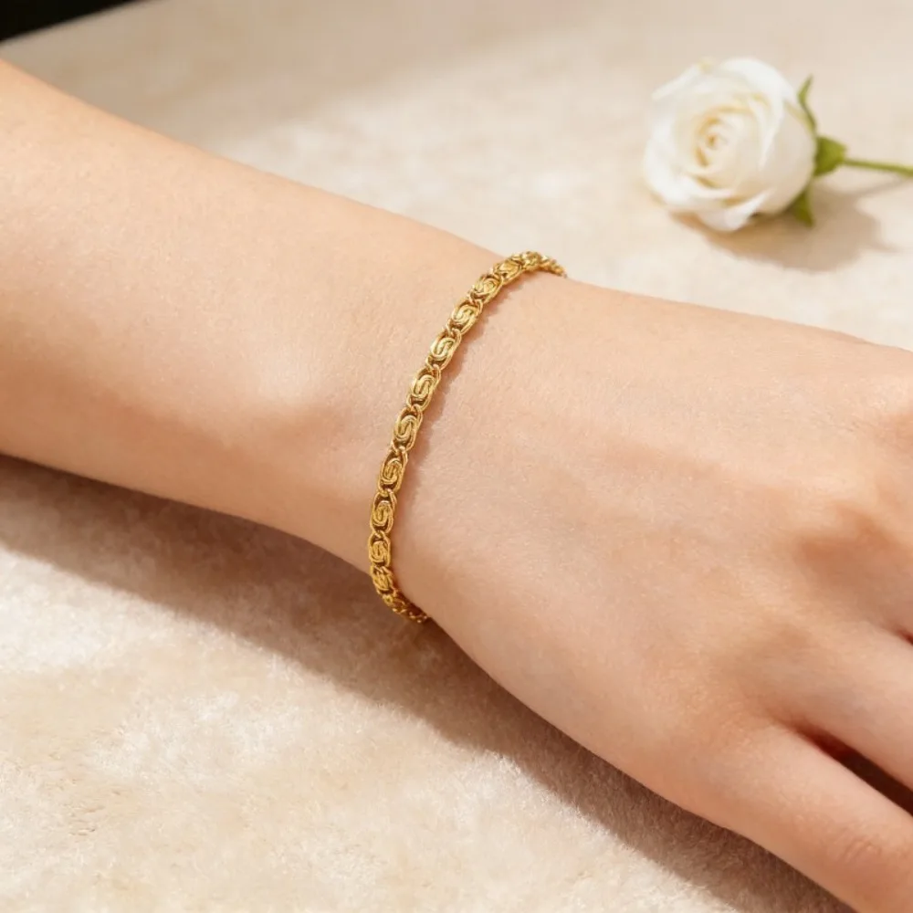 1 Piece of Fashionable Swastika Chain Classic Accessory, Exquisite Chain Link Design, Adjustable Extension Chain, Versatile Accessory for Daily Commuting, Light Luxury Everyday Jewelry, Versatile Commuting Accessory, Perfect Gift Choice