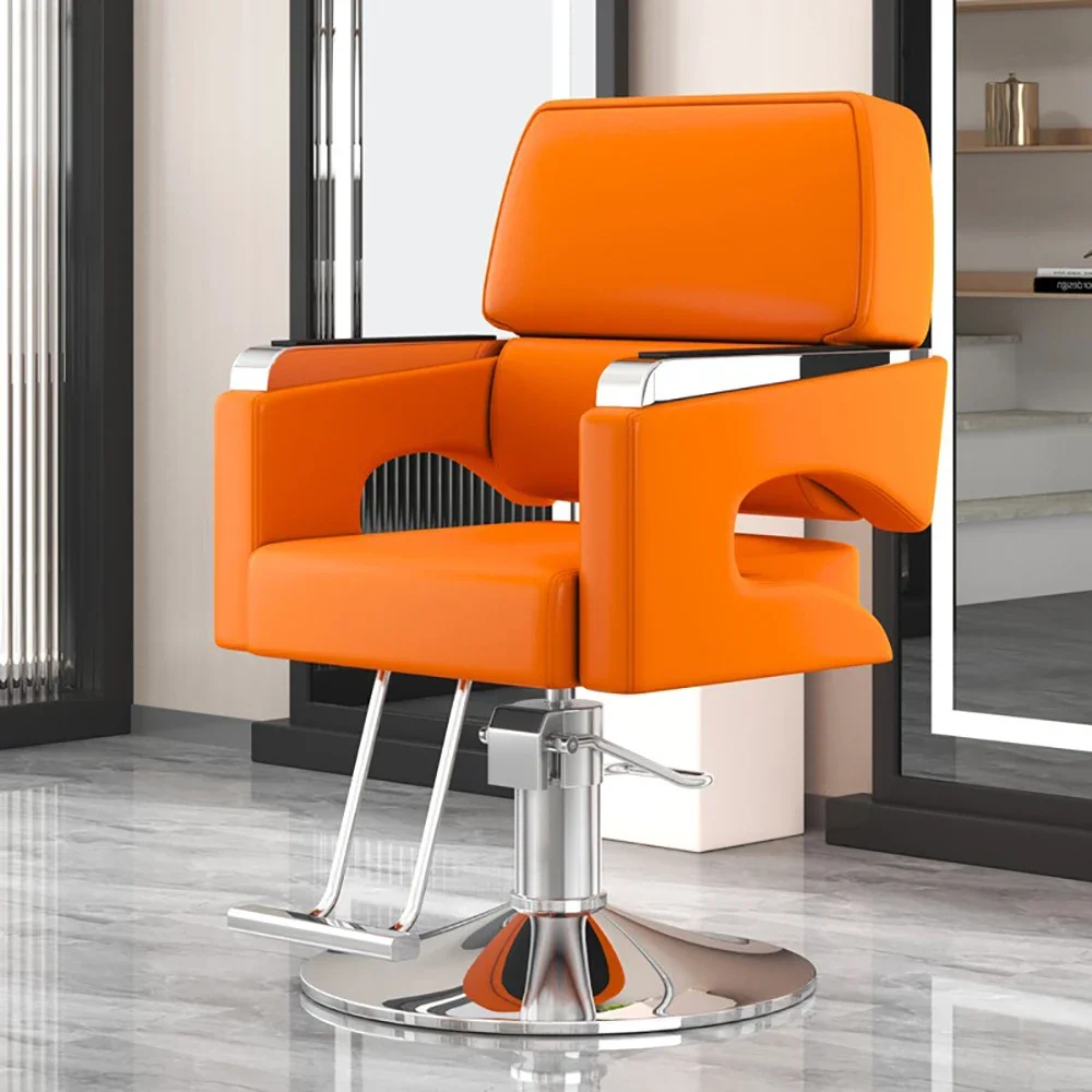 Modern Portable Barber Chair Aesthetic Comfortable Delicate Luxury Salon Chair Beauty Ergonomic Cadeira Barbeiro Salon Furniture