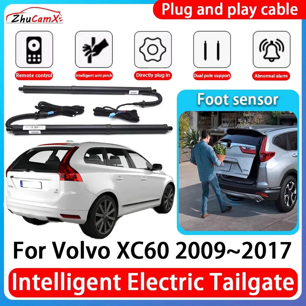 

ZhuCamX Car Power Trunk Electric Suction Tailgate Intelligent Tail Gate Lift Strut For Volvo XC60 2009~2017