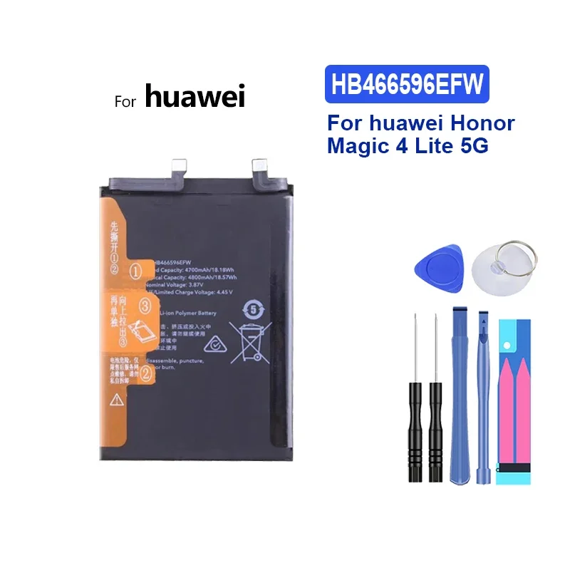 HB466596EFW Battery For huawei Honor Magic 4 Lite 5G