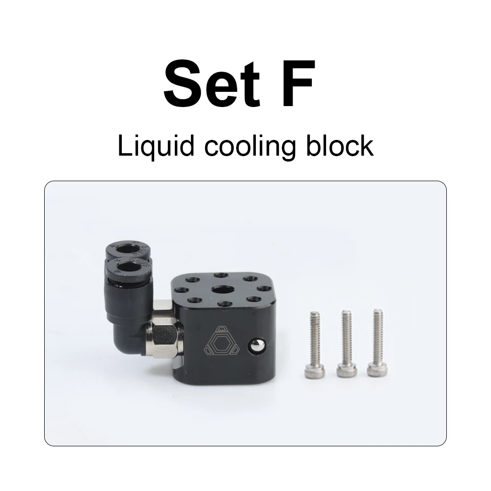 BLV ®   CHC XL Air Liquid Cooling Hotend hoge stroomsnelheid hoge snelheid slijtvaste FDM hotend Compatibel VORON Vervang Goliath