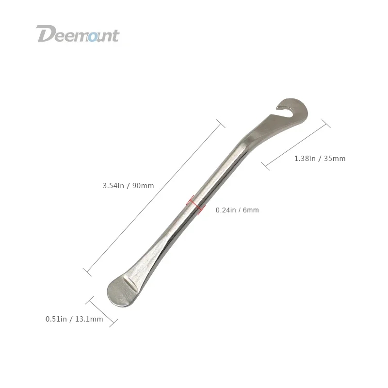 Deemount 3PCS/Lot Steel Crow Bar Bicycle Tyre Lever Tube Repair Service Item Tire Opener Metal Steel Cycling Repairing Tool