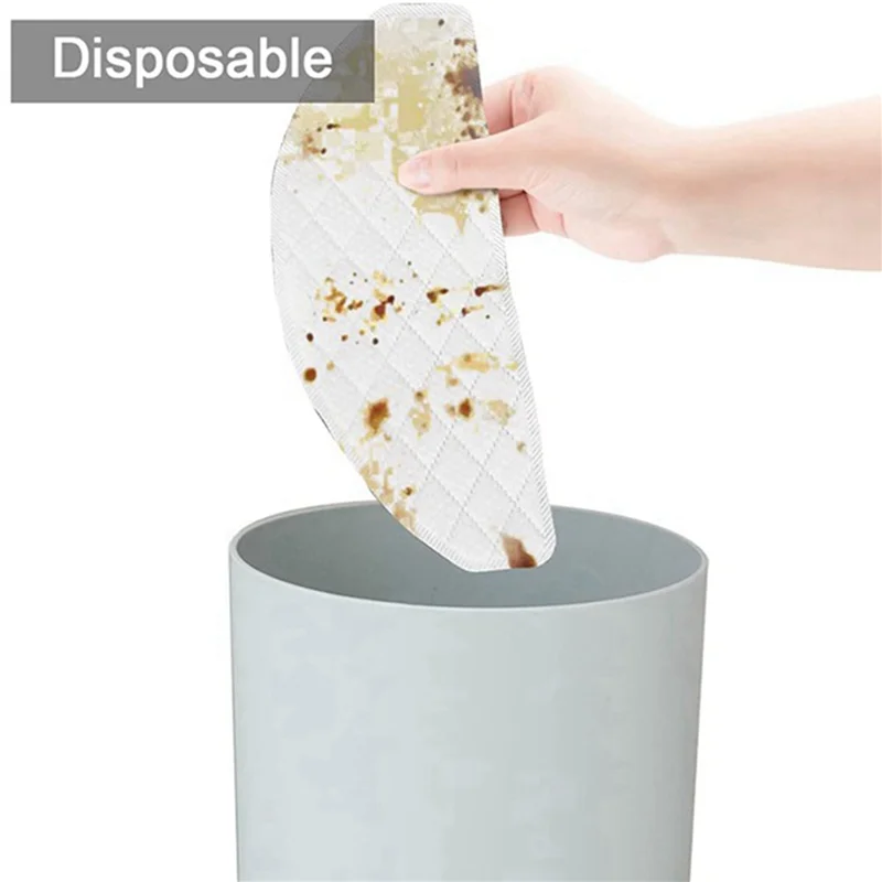 

A19F-100 Pcs Disposable Wipes For Ecovacs Deebot Ozmo T8 T8+ T8 AIVI T8 Max T9 T9+ N8 N8+ N8 Pro N8 Pro+ Vacuum Cleaner Pads