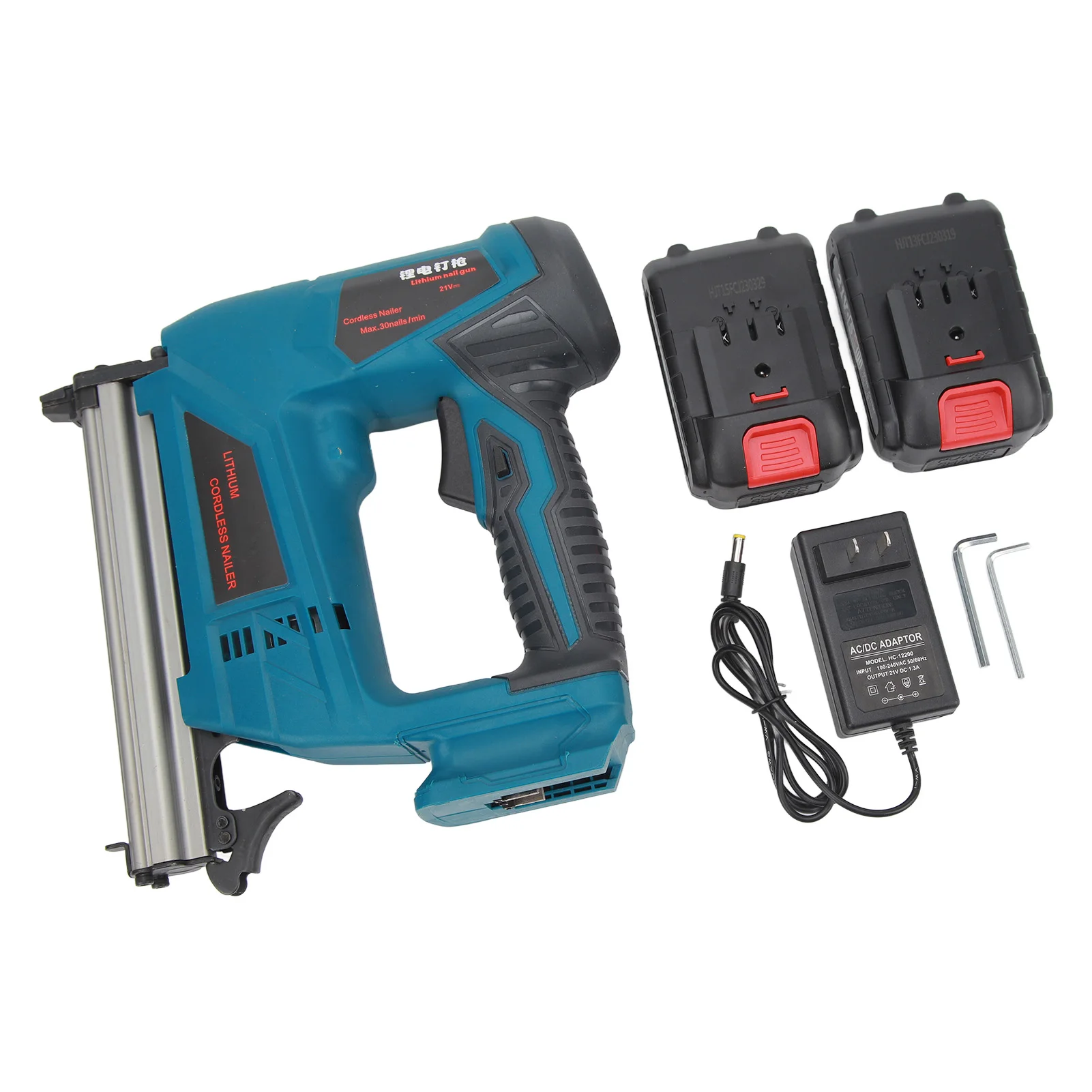 電動ブラッドネイラー コードレスネイラー 電動釘打ち機 バッテリー式ハンドヘルドコードレスネイラー 家具フレーム取り付け用