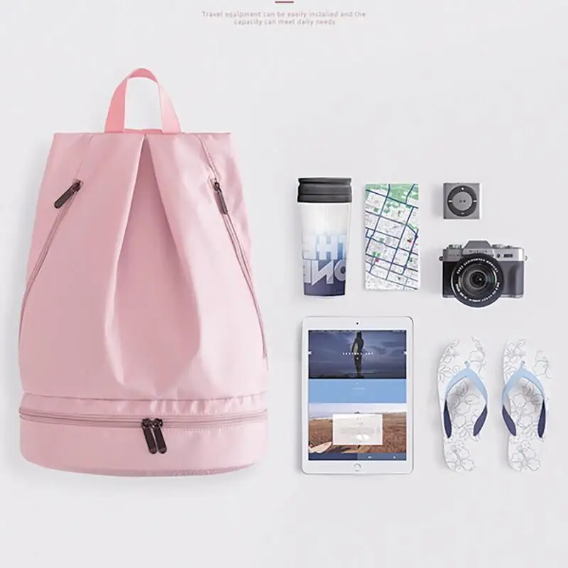 

Wet Dry Separated Swimming Storage Bag, Large Capacity, Multifunctional, Multi Pocket, Waterproof, New Handbag, Crossbody Bag