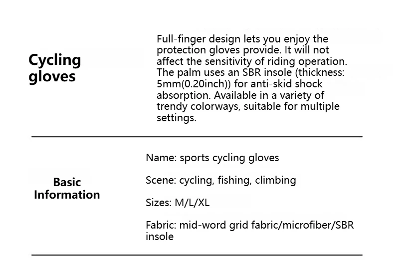 GTUBIKE Fahrradhandschuhe mit Vollfingerbedeckung, Touchscreen-fähig, Atmungsaktiv, Rutschfest, Stoßdämpfende Handflächenpolsterung – Detail 3