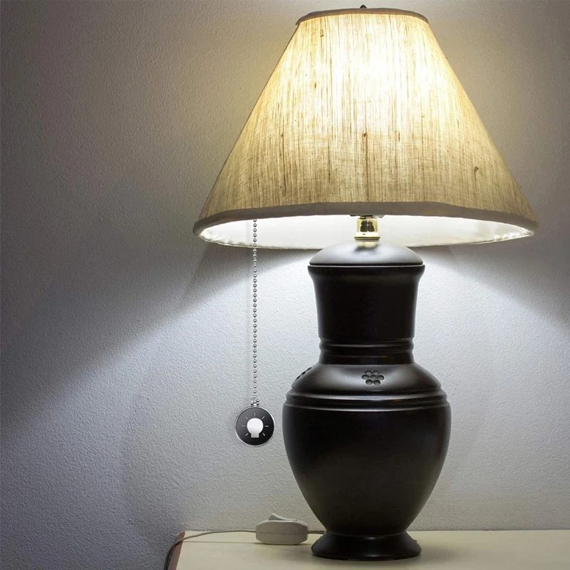 Teto Fan Pull Chain Set, Lâmpada, Fan Padrão, Extensor com bola, 4pcs