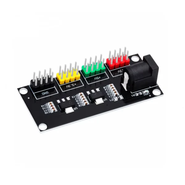 Power Module 3.3V 5V 12V Multi-Output Voltage Conversion Module DC-DC12V 5.5*2.1MM to 3.3V 5V 12V