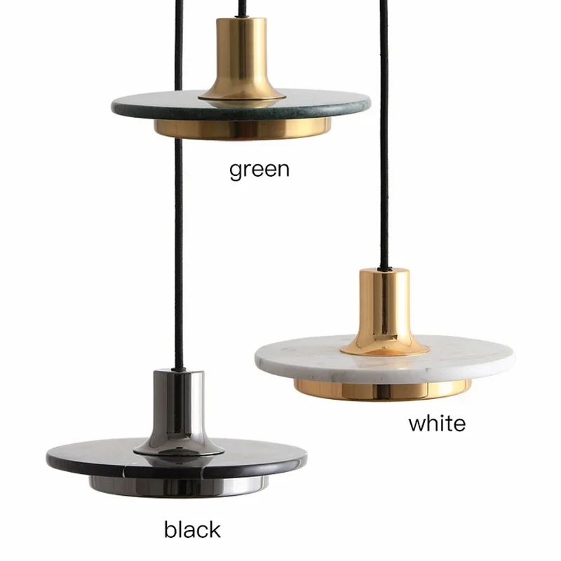 Современная мраморная светодиодная Подвесная лампа в скандинавском стиле для спальни, прикроватного столика, столовой, ванной комнаты, каменное украшение, круглая маленькая люстра, светильники