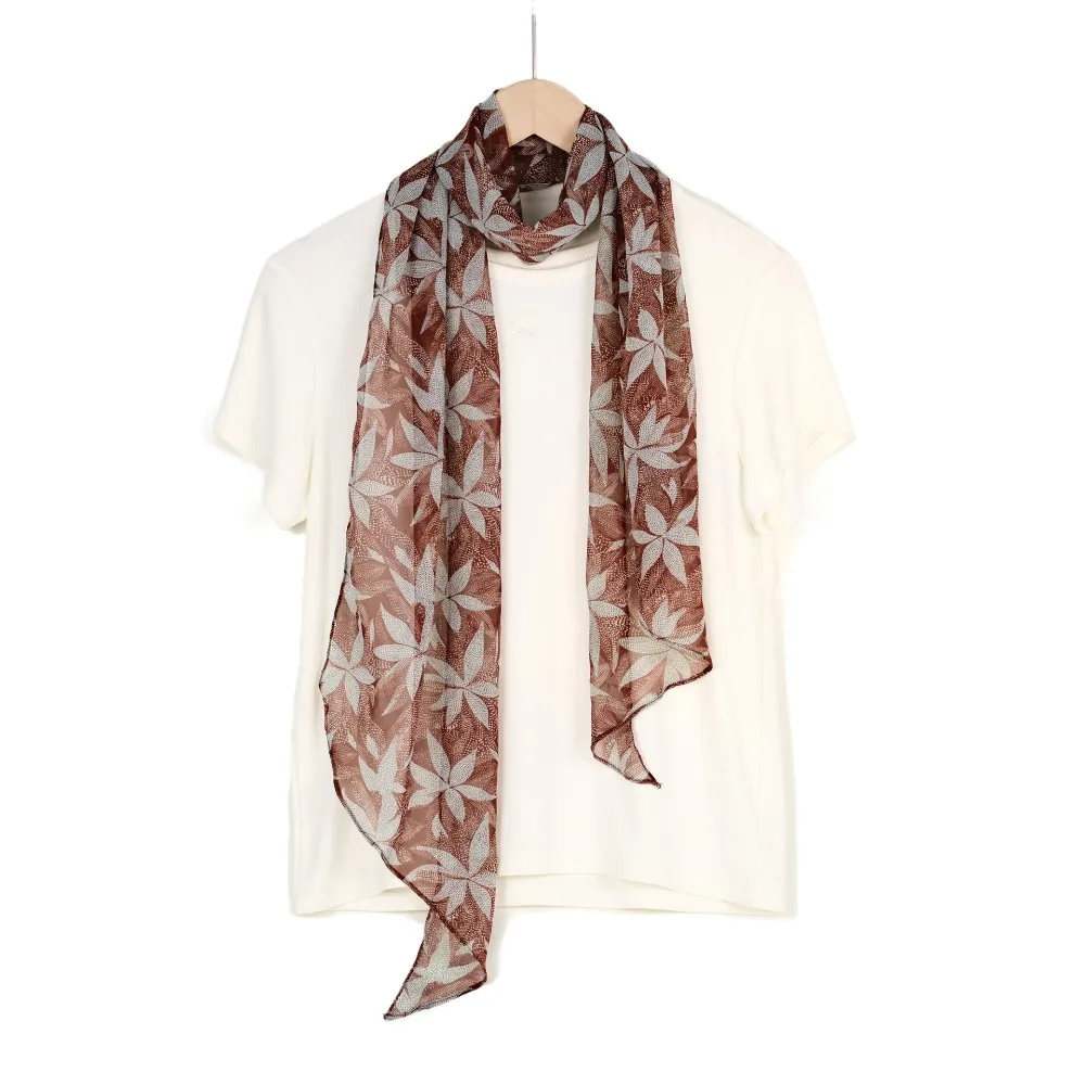 

Модный шарф с леопардовым принтом, тонкий украшение для одежды, шарф, повязка на голову, пояс, аксессуары для волос, длинные шарфы, уличные