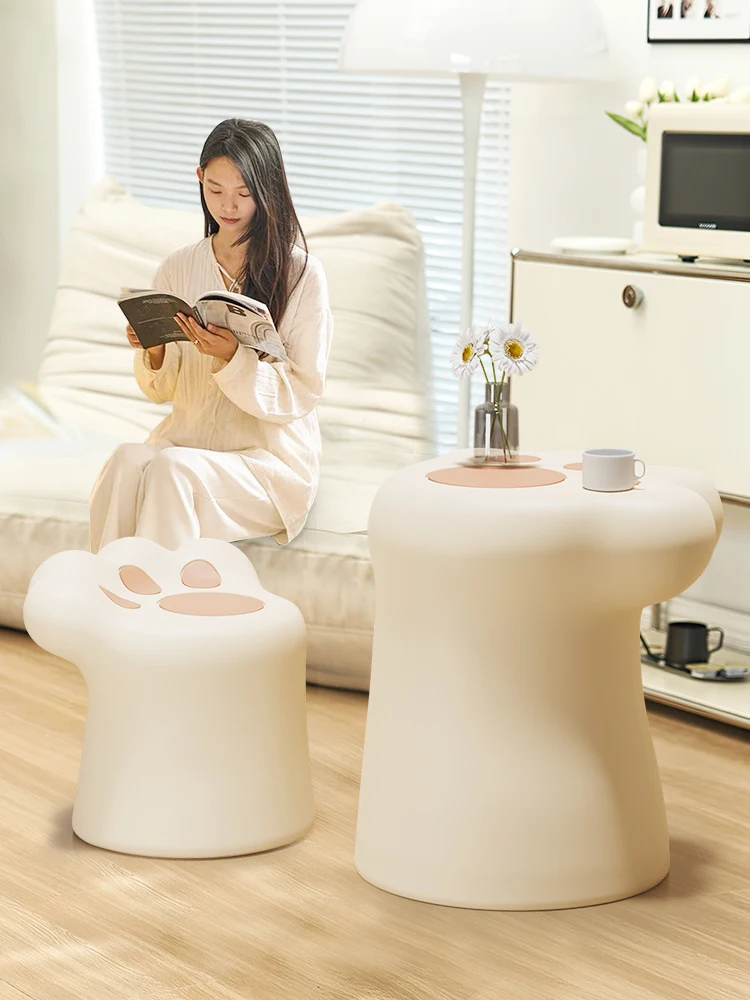

Home Decor Creative Cat's Paw Side Table Sofa Corner Tables Nordic Bedroom Bedside Table Coffee Table Art Ornaments Tea Tables