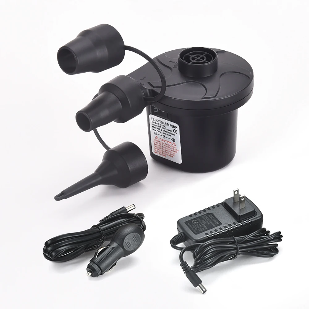 Multifunctional Electric Inflatable Pump Home/Car Dual Power Portable Air Pump 0.5PSI 400ML/MIN 50W 85dB