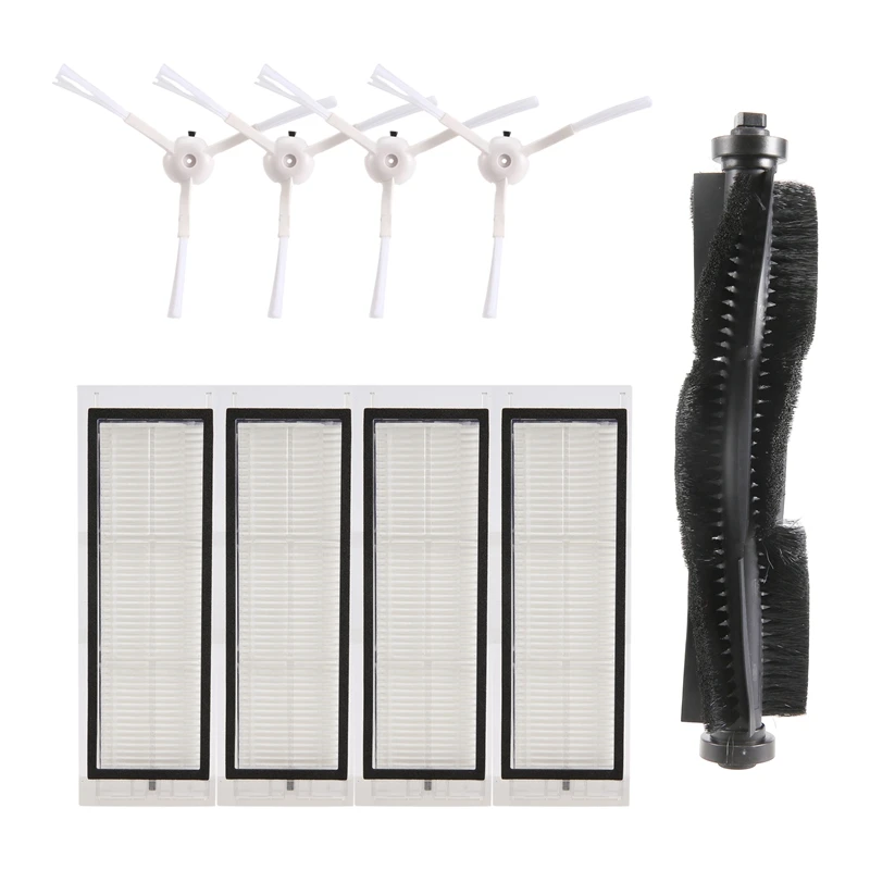 Juego de filtros de repuesto para Robot aspirador, cepillo lateral, lavable, para S5, S7, 360, 1 Juego