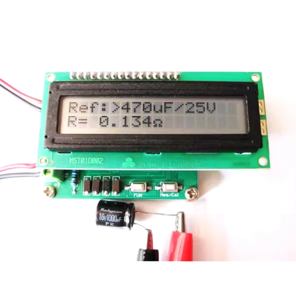 

HR200 Capacitor Online Detector ESR Tester Small ESR Milliohm Meter can Measure the ESR Value of Electrolytic Capacitors