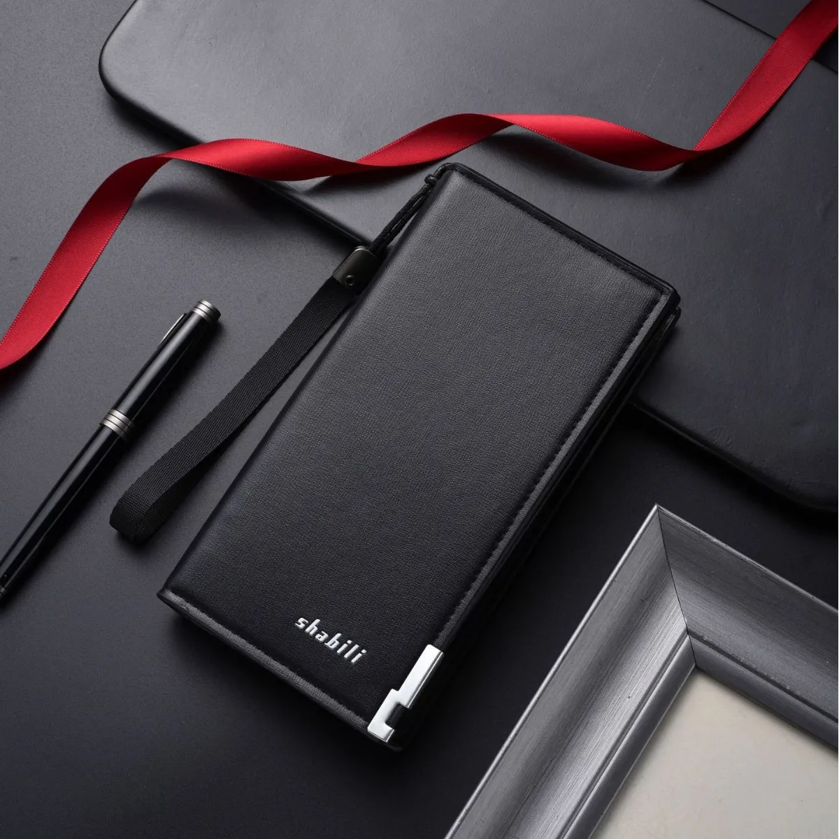 Men's long wallet zipper mobile phone bag large capacity hand bag multi-functional hand bag wholesale