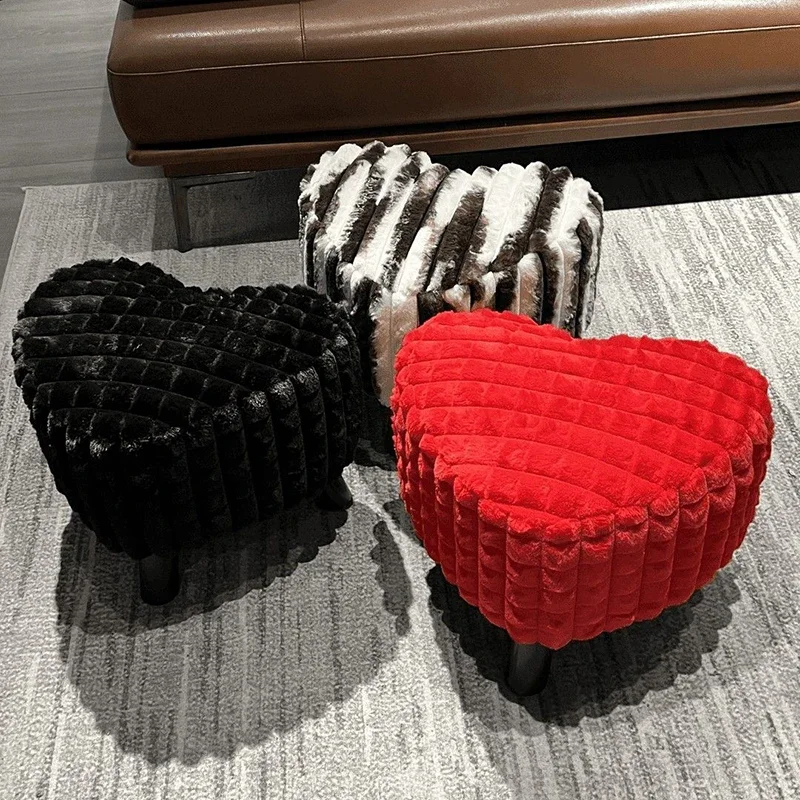 Entrance Hall Stools Living Room Shoe Changing Stool Nordic Interior Sofa Footrest Office Single Ottomans Home Decorative