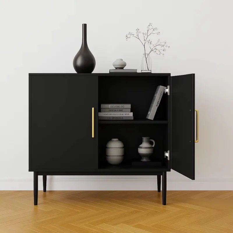 

Modern sideboards, waterproof buffet racks with storage, living and dining room shelves