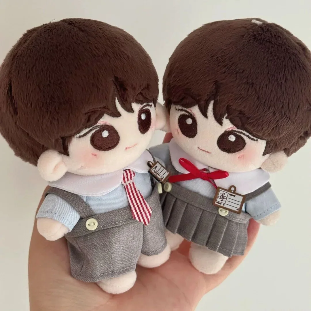 

10cm Cotton Doll Clothes Mini Clothes Plush JK School Uniform Suits For Cotton Stuffed Dolls Toys Accessories Gift Toy