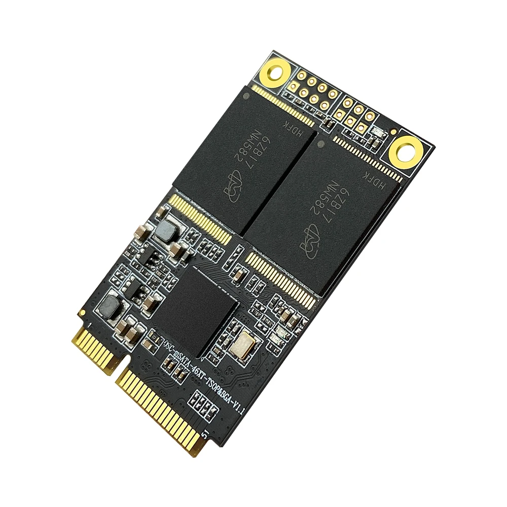 OSCOO-disco duro interno MSATA SSD para ordenador portátil, dispositivo de almacenamiento de 16GB, 32GB y 64GB, 2D, MLC, Mini SATA, SMI 2246XT