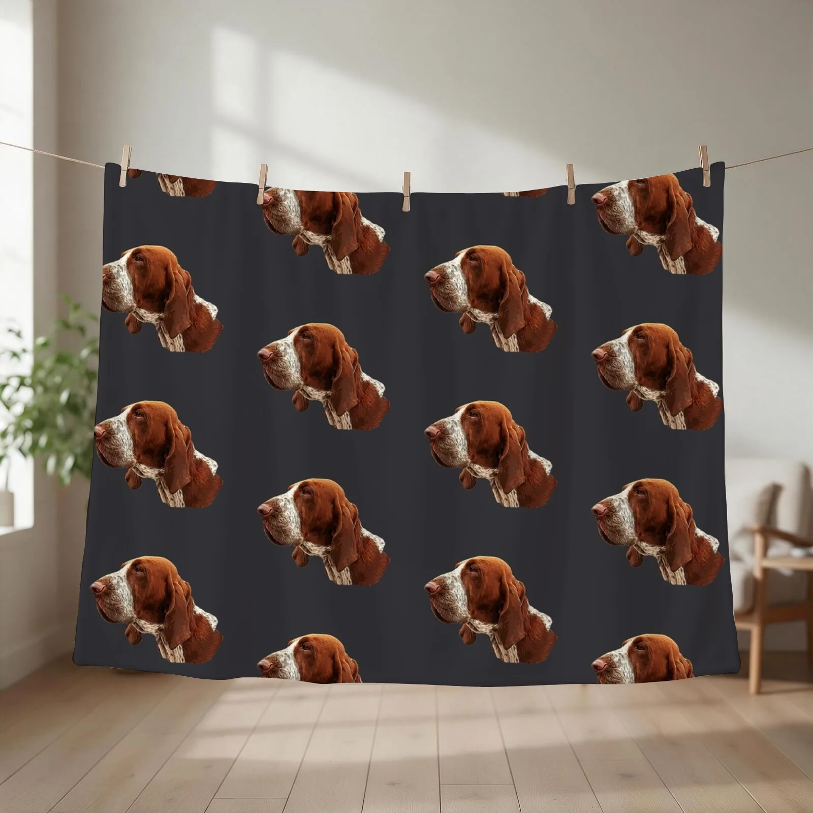 Chestnut Bracco Italiano Throw Blanket halloween Multi-Purpose Baby Cute Blankets