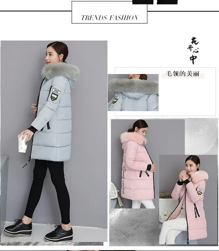 Winter Coat 2026 New Women's Thick Cotton Jacket Women Hooded Coat Medium Long Casual Student Jackets Female Warm Parka Overcoat