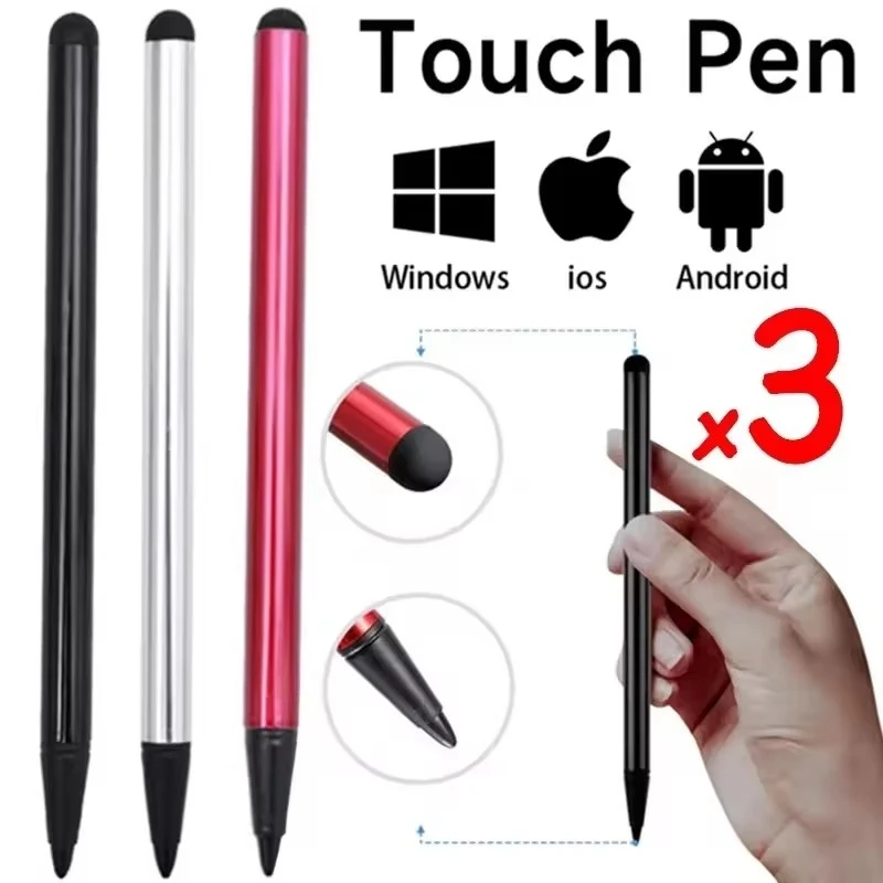 1/2/3/4Pcs Universal Dual Use Screen Pen For Ipad Stylus For Lenovo Android Tablet Phone Stylus For Samsung For Capacitance Pen
