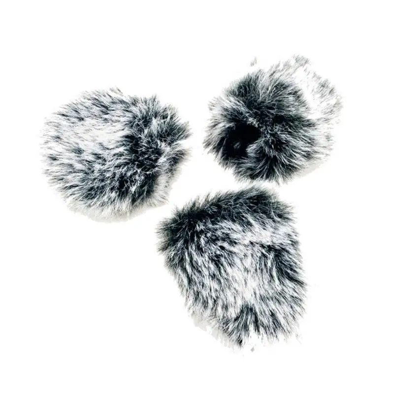 R53C Microphone Wind Cover Furry Windscreen Noise Reduction for Outdoor Recording