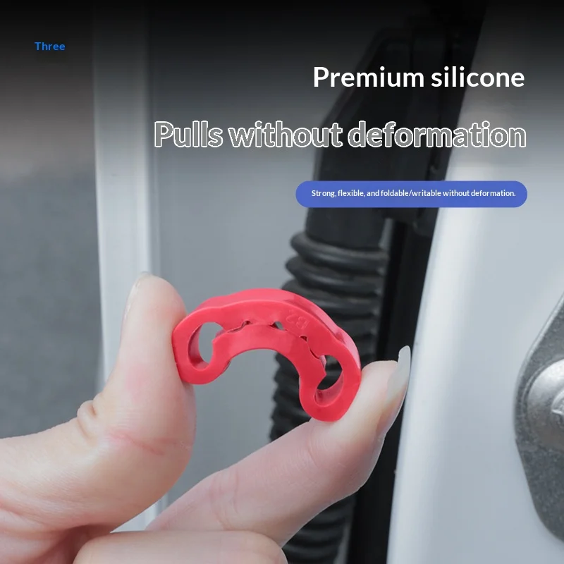 Car Door Lock Silicone Protective Cover Door Lock Shock-absorbing Rubber Pad Anti-collision Sticker - Comprehensive Protection