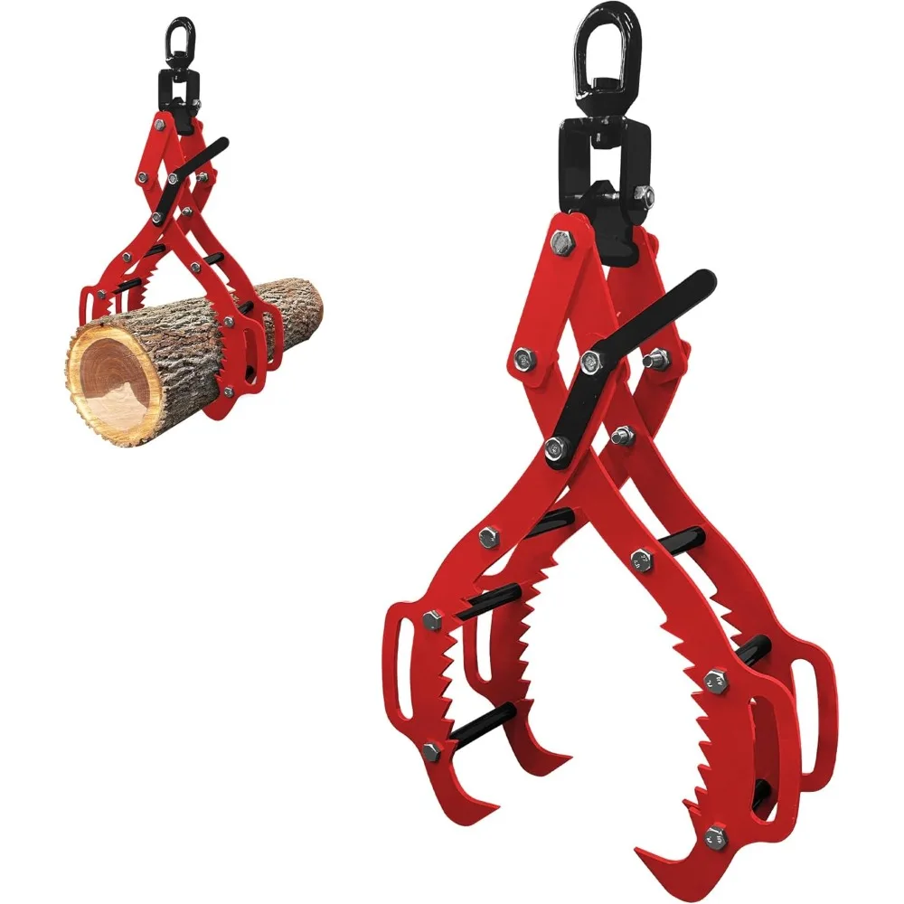 

Усовершенствованные 32-дюймовые крючки с 4 захватами для древесины для подъема бревен и обрезки деревьев