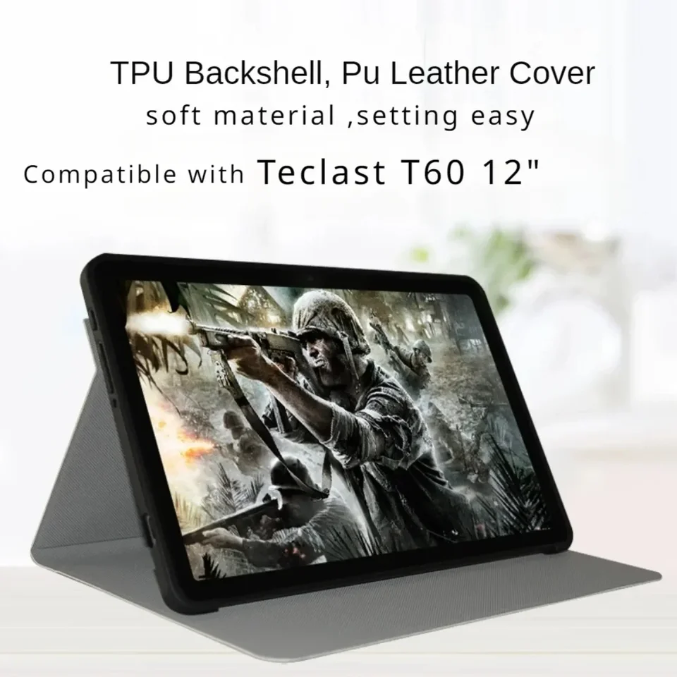 ビジネスカバー Teclast T60 タブレットケース 12 インチ折りたたみ